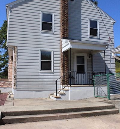 side porch, new storm door