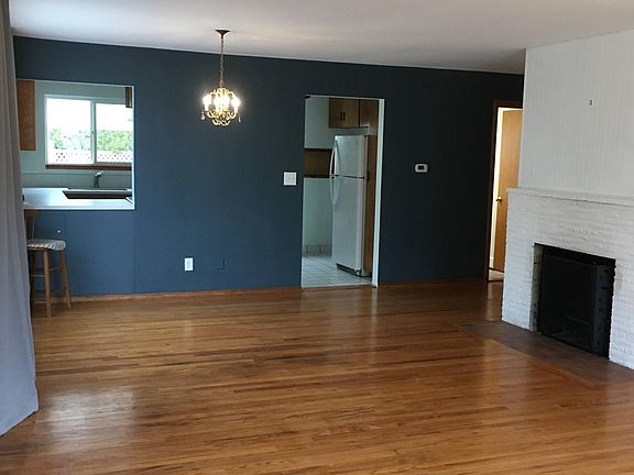 Open living/dining room on the main floor