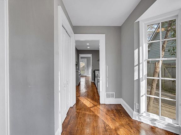 Front Entrance. Looking into Kitchen.