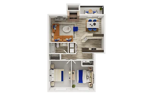 Floor plan Cottage Creek