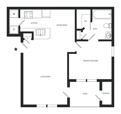 Floor plan Ashport