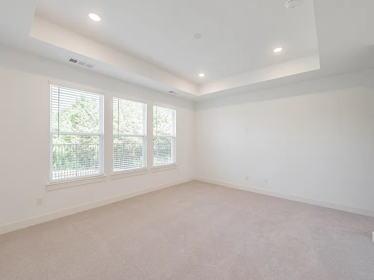Master bedroom over loooking nature