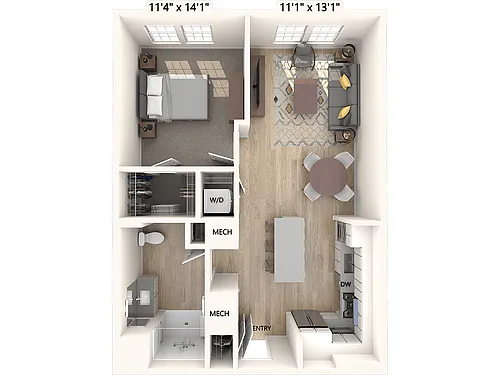 Floor plan A3-ADA