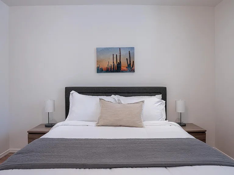 Primary bedroom with nightstands