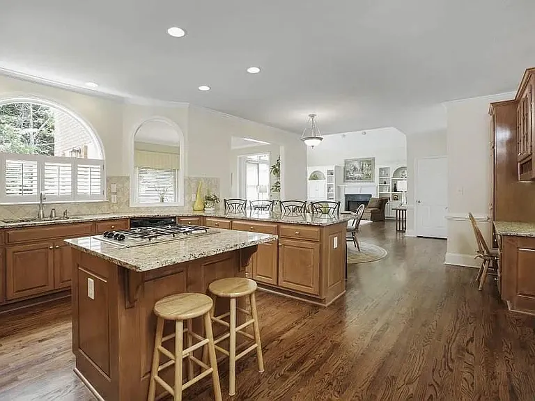 View of Island Kitchen
