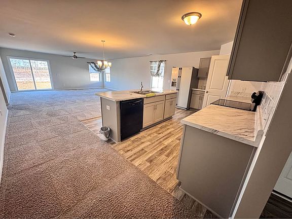 Carpet throughout the house professionally cleaned.