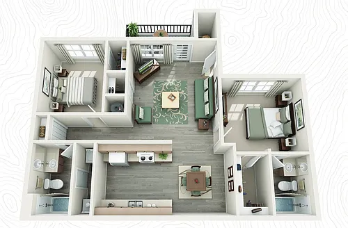 Floor plan B