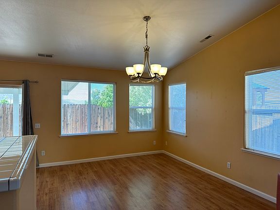 Family Rm / Dining Rm with Fireplace