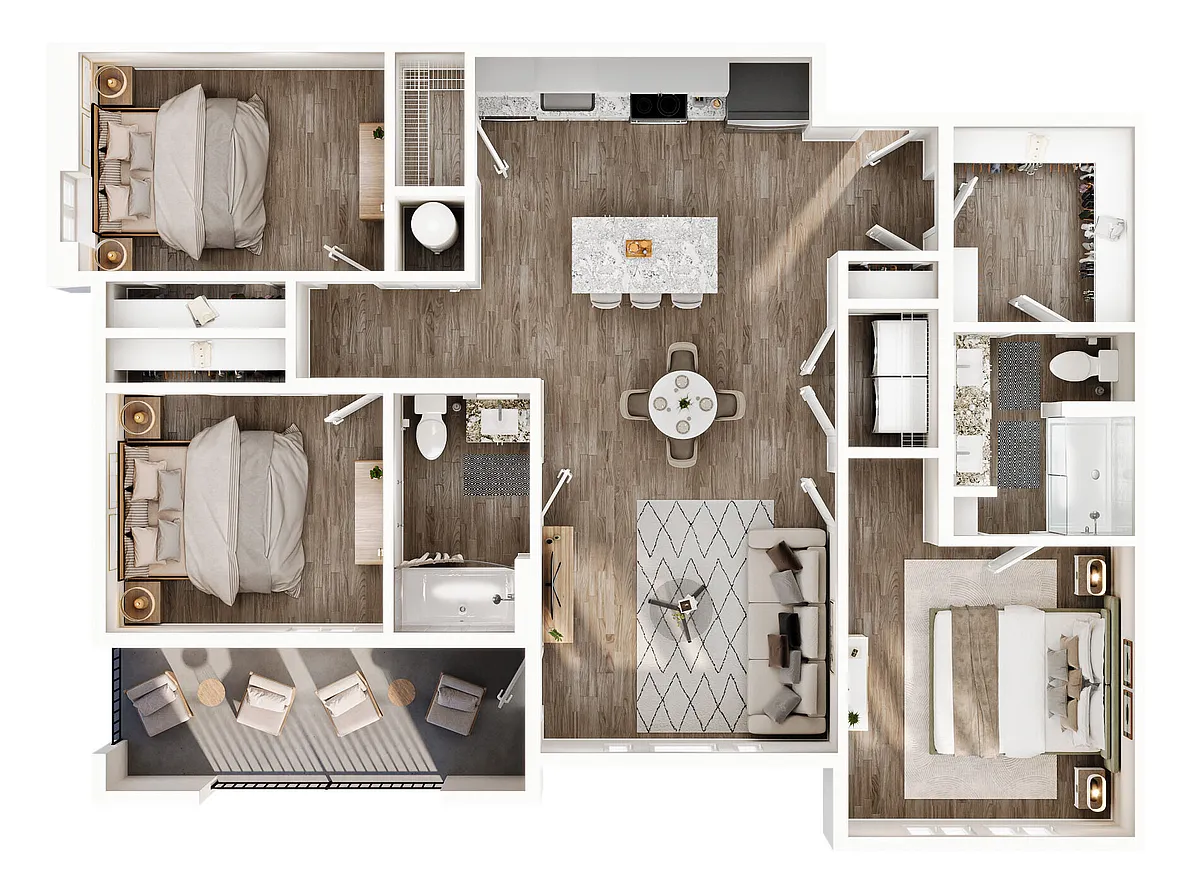 Floor plan Wright II