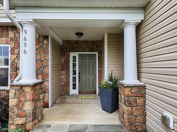 Welcoming front porch