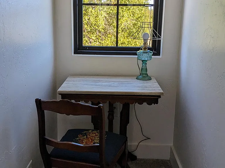 Black-out blinds on windows
