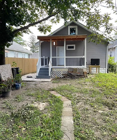 Back yard & Porch