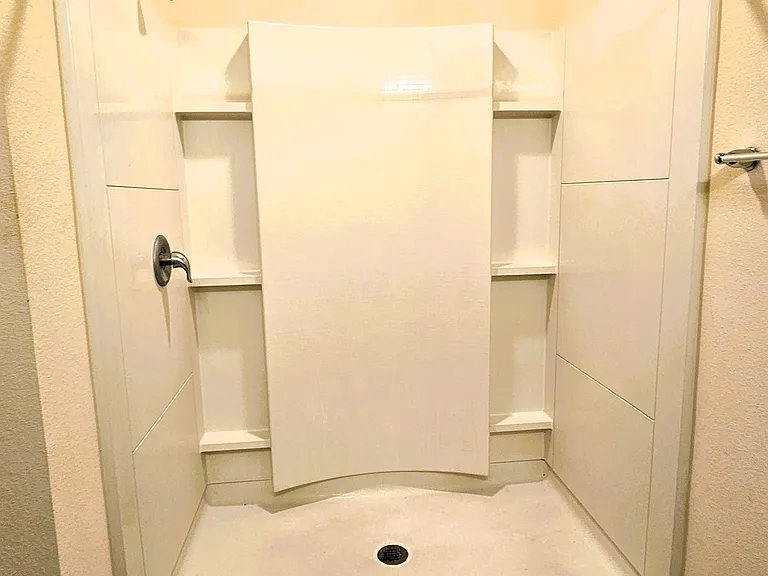 Master bathroom large walk-in shower