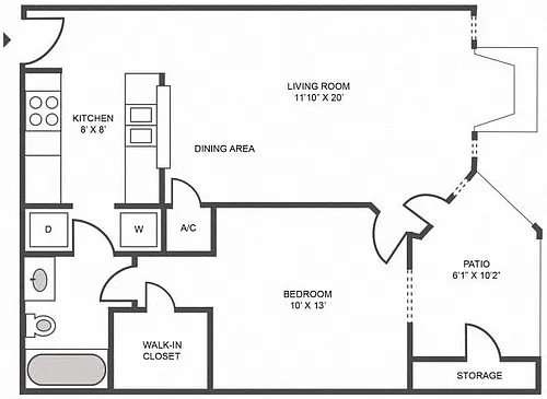 Floor plan 1A Renovation 3