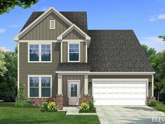 Jordan design at Lakeside Glen by premier builder, DRB Homes, York, SC.