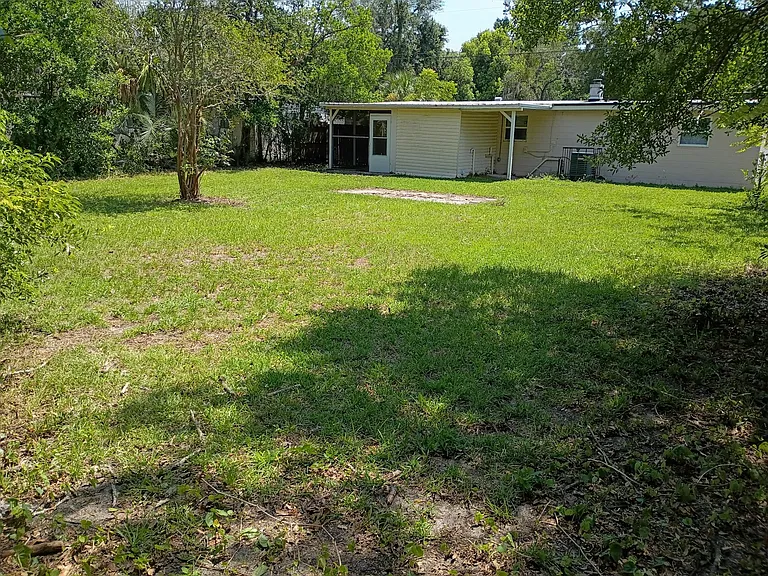 Huge back yard