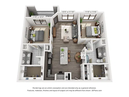 Floor plan Anaqua