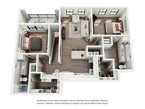 Floor plan B1A
