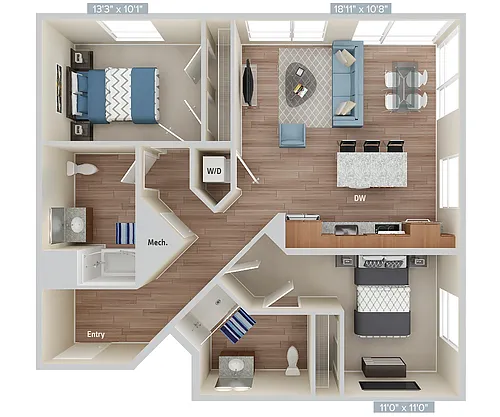 Floor plan 451