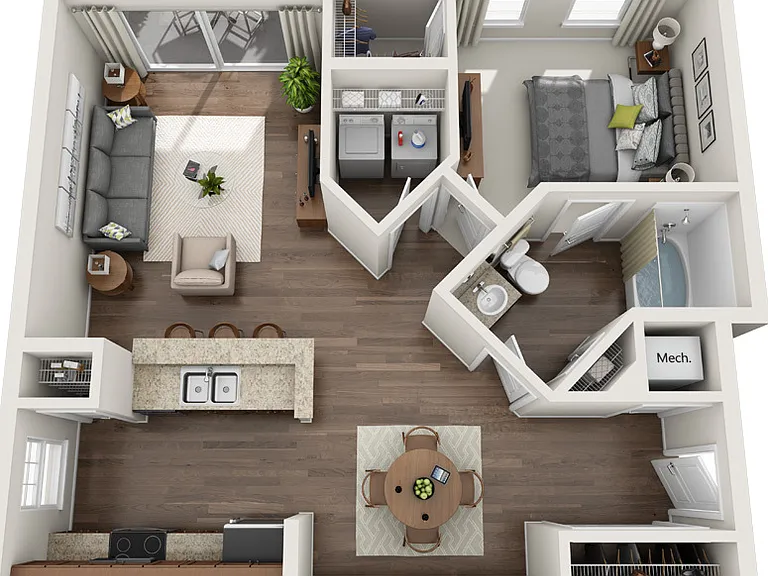 Town Center At Lakeside Village - Sana Bella - 1 Beds - 1 Baths - 816 Sq. ft.
