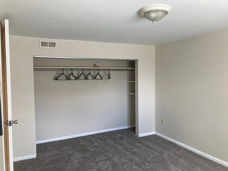 The second basement bedroom also has a large closet and a large egress window.