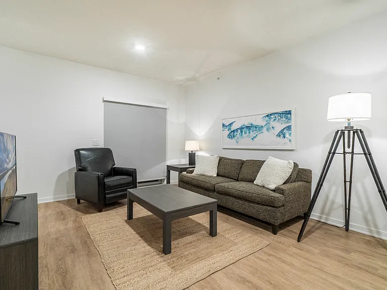 Our Durham floor plan features a dedicated living space.