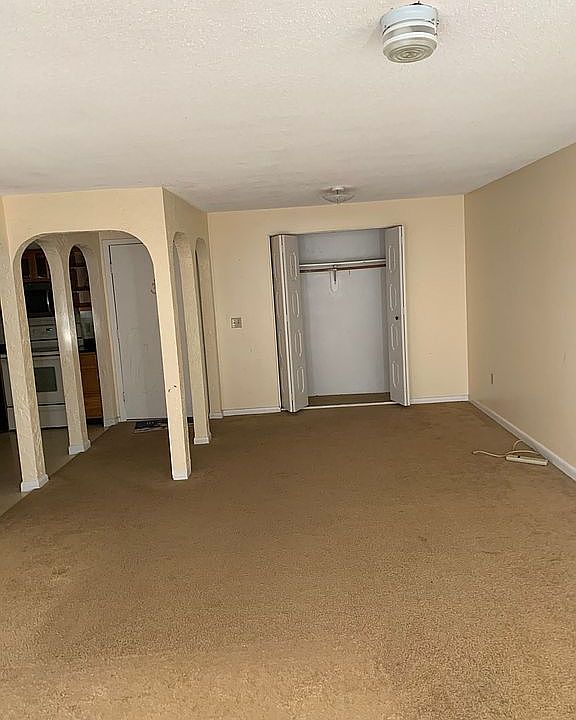 Living/dining with closet 