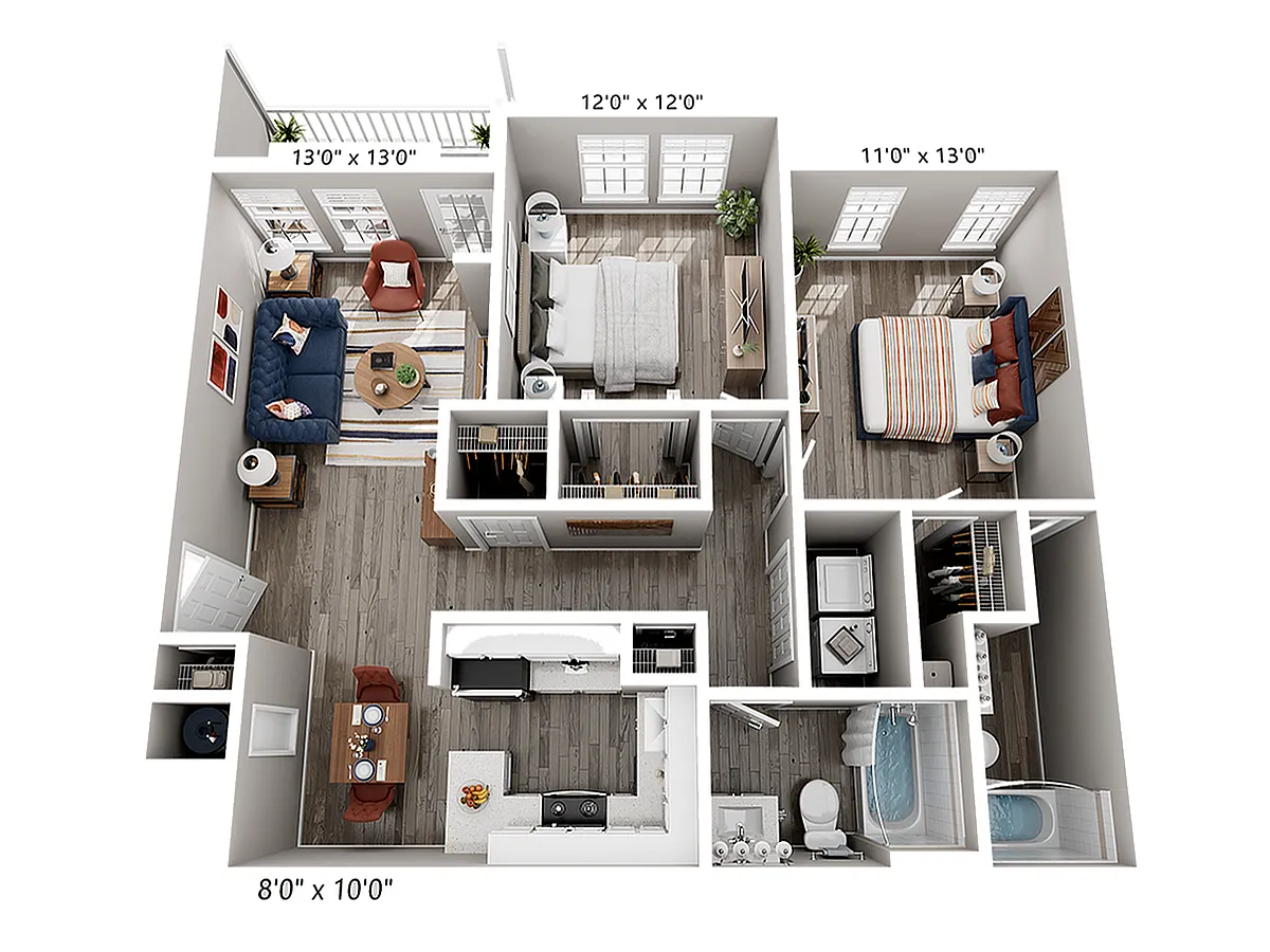 Floor plan B2