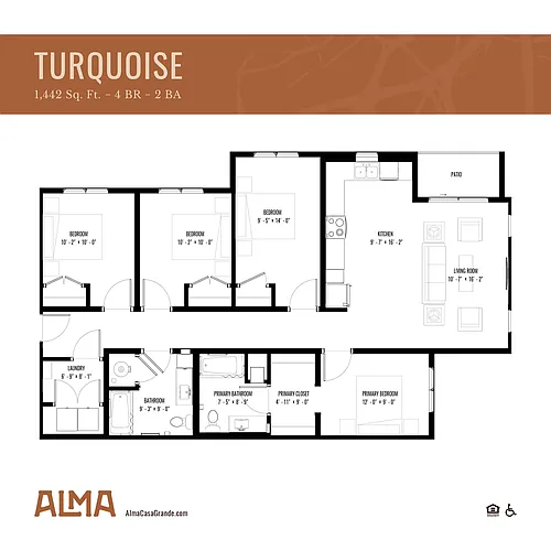 Floor plan Turquoise