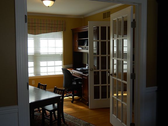 Dining Rm or Office with French Doors