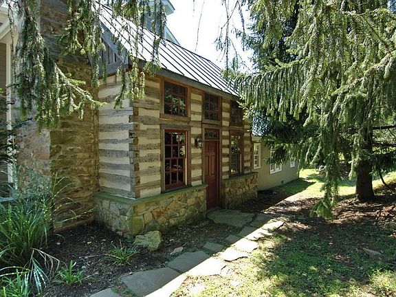 Original Log Cabin Incorporated into Design