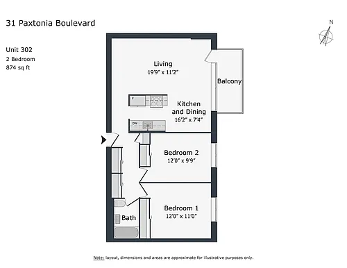 Floor plan 50125B-302