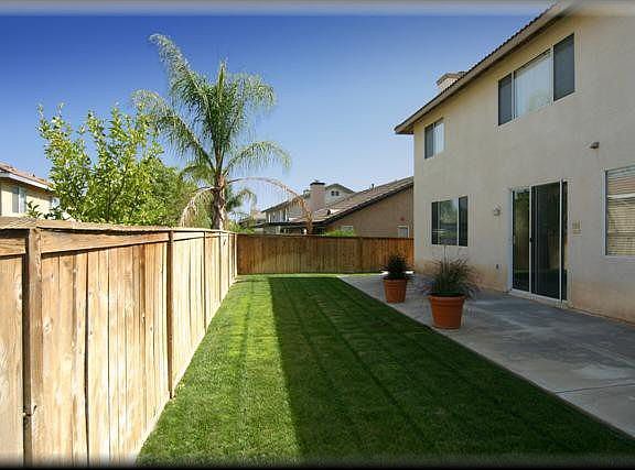 Backyard with Auto Sprinklers