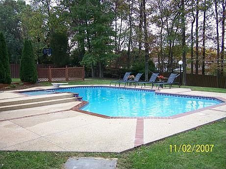 Inground heated pool & spa