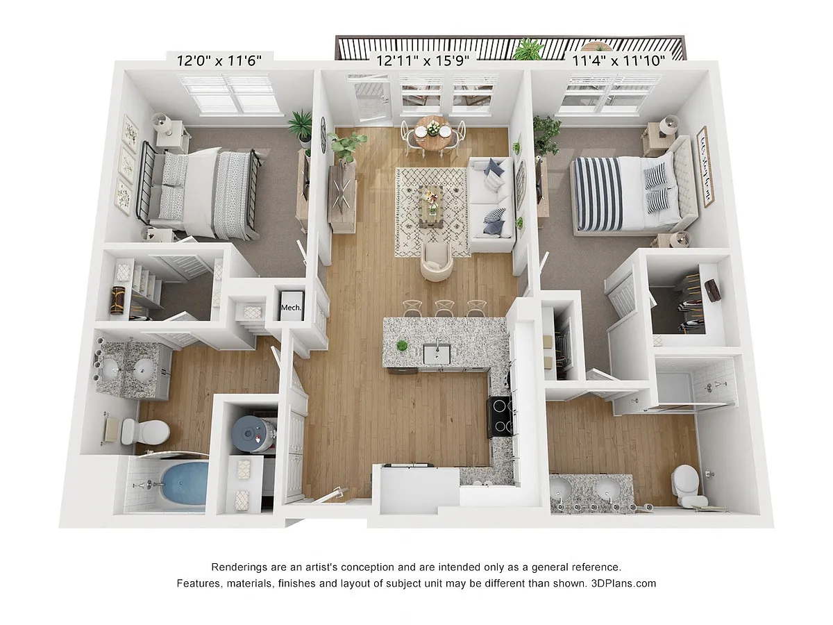 Floor plan B2 - Jasper