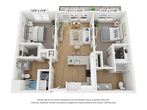Floor plan B2 - Jasper