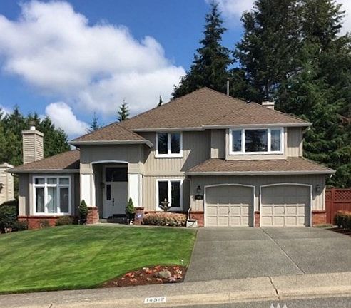 Street View of this Beautiful Remodeled Home in the Prestigious Community of Fairwood Firs.