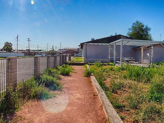 Rear of property