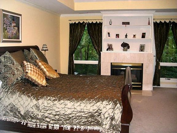 Master Bedroom with Fireplace