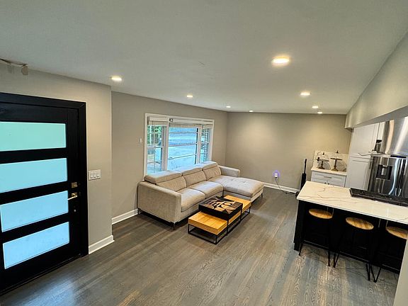 Front door opens into open concept great room