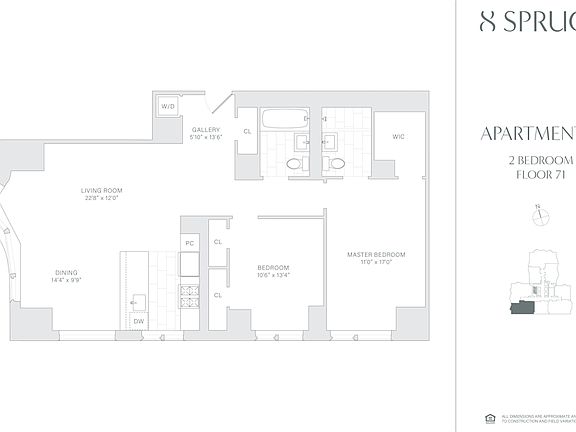 2nd image of 8 Spruce St APT 71R