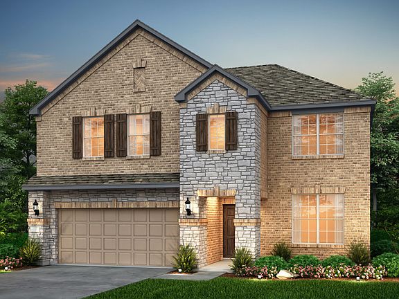 The Sweetwater, a two-story home with 2-car garage, shown with Home Exterior 35