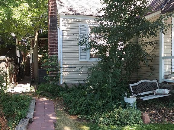 entrance on side of home