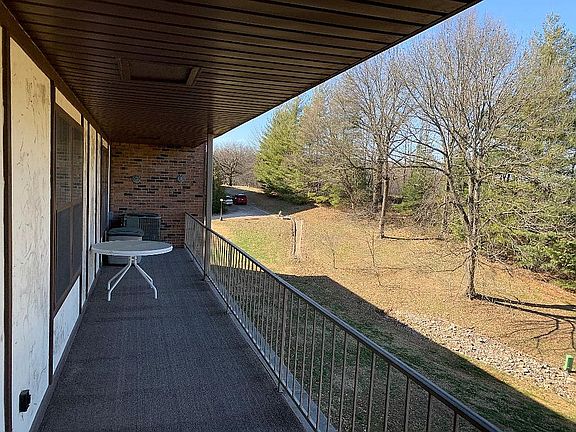Trees bordering golf course 