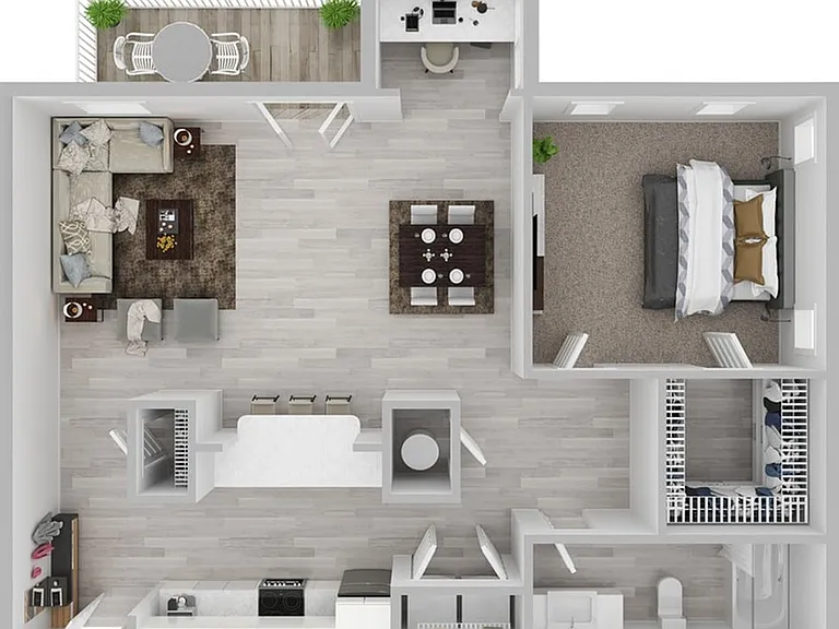 1 Bedroom | 1 Bath | 957 SF 1 Bedroom | 1 Bath | 957 SF