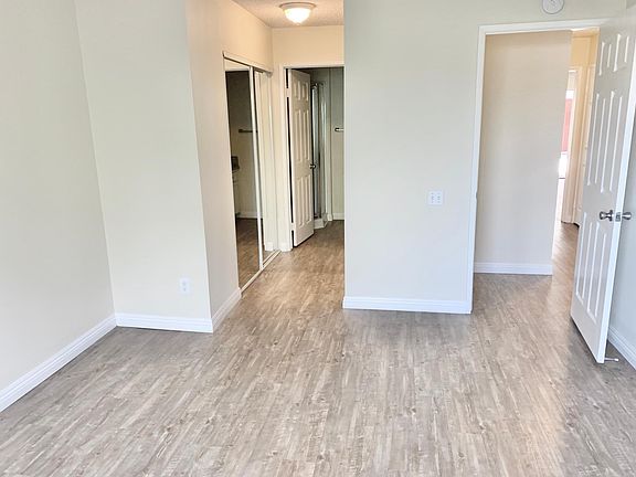 Master bedroom with attached bathroom