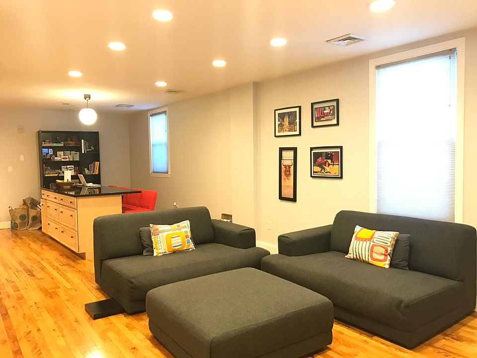 Open-concept kitchen and living room