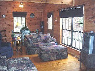 Great Room with entrance to wrap deck