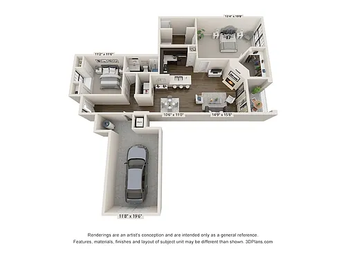 Floor plan Pinot Renovated