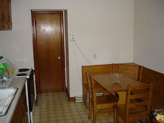 Kitchen with nook.